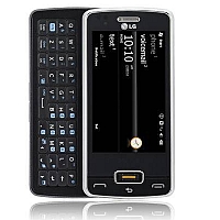 
LG GW820 eXpo supports frequency bands GSM and HSPA. Official announcement date is  December 2009. The device is working on an Microsoft Windows Mobile 6.5 Professional with a 1 GHz Scorpio