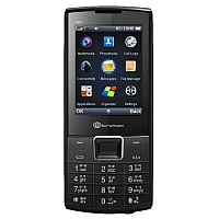 
Micromax X270 tiene un sistema GSM. La fecha de presentación es  2011. El tamaño de la pantalla principal es de 2.4 pulgadas  con la resolución 240 x 320 píxeles . El número de p
