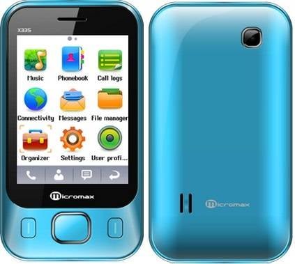 Micromax X335C - description and parameters