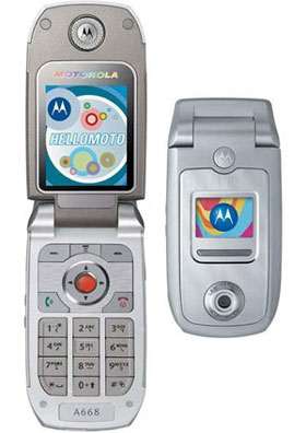 Motorola A668 - description and parameters