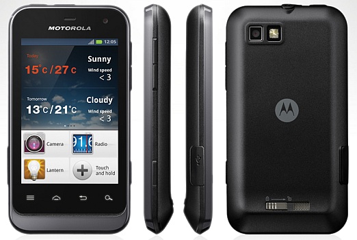 Motorola DEFY XT535 M0C86, XT535 - descripción y los parámetros