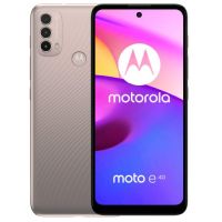 
Motorola Moto E40 supports frequency bands GSM ,  HSPA ,  LTE. Official announcement date is  October 07 2021. The device is working on an Android 11 with a Octa-core 1.8 GHz processor. Mot