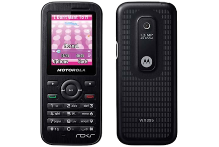 Motorola WX395 - descripción y los parámetros