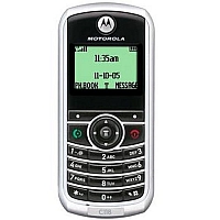 
Motorola C118 besitzt das System GSM. Das Vorstellungsdatum ist  3. Quartal 2005.