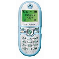 
Motorola C200 tiene un sistema GSM. La fecha de presentación es  tercer trimestre 2003.