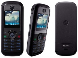 Motorola W205 W205 - descripción y los parámetros