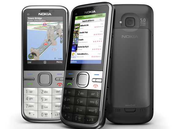 Nokia C5 5MP - description and parameters