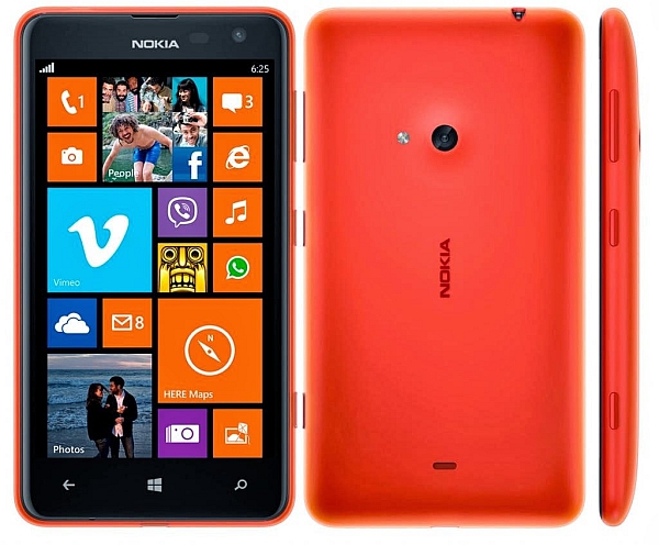 Nokia Lumia 625 - Beschreibung und Parameter
