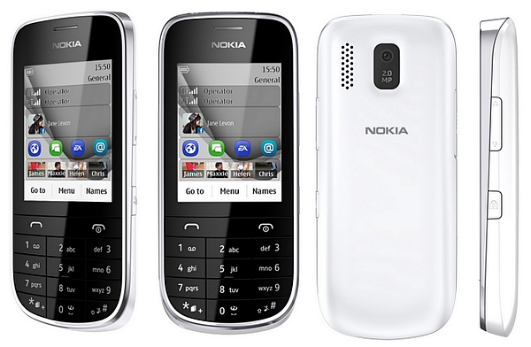 Nokia Asha 202 - Beschreibung und Parameter