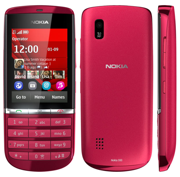 Nokia Asha 300 - Beschreibung und Parameter
