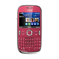 
Nokia Asha 302 supports frequency bands GSM and HSPA. Official announcement date is  February 2012. The device uses a 1 GHz Central processing unit. Nokia Asha 302 has 100 MB, 256 MB ROM, 1