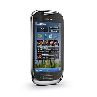 
Nokia C7 supports frequency bands GSM and HSPA. Official announcement date is  September 2010. The device is working on an Symbian^3 OS actualized Nokia Belle OS with a 680 MHz ARM 11 proce