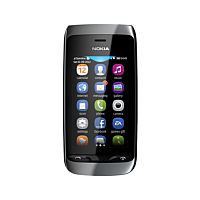 
Nokia Asha 309 supports GSM frequency. Official announcement date is  September 2012. Nokia Asha 309 has 20 MB, 128 MB ROM, 64 MB RAM of built-in memory. The main screen size is 3.0 inches 