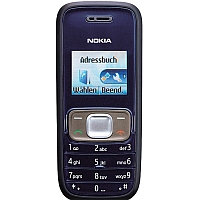 
Nokia 1209 tiene un sistema GSM. La fecha de presentación es  Enero 2008. El teléfono fue puesto en venta en el mes de Agosto 2008. El tamaño de la pantalla principal es de 1.4 pul