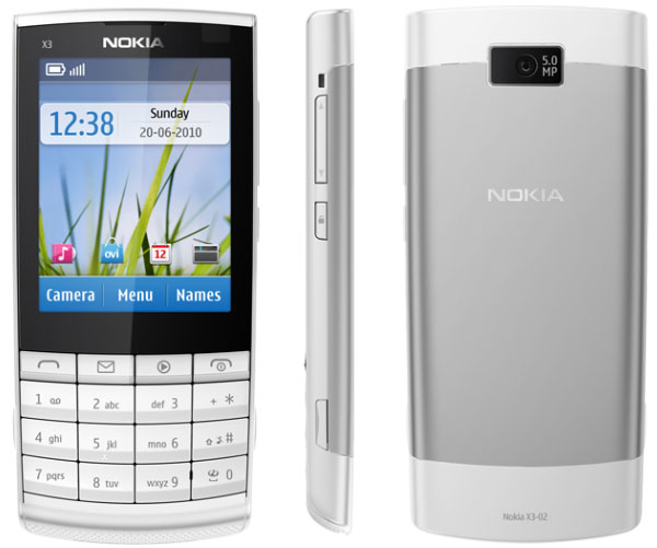 Nokia X3-02 Touch and Type - Beschreibung und Parameter