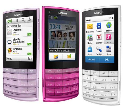 Nokia X3-02 Touch and Type - description and parameters