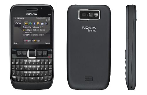 Nokia E63 - Beschreibung und Parameter
