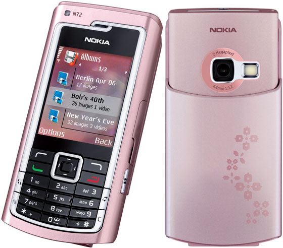Nokia N72 - Beschreibung und Parameter