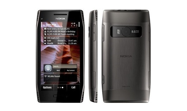 Nokia X7-00 - Beschreibung und Parameter