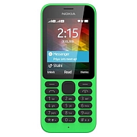 
Nokia 215 Dual SIM tiene un sistema GSM. La fecha de presentación es  Enero 2015. El dispositivo Nokia 215 Dual SIM tiene 8 MB RAM de memoria incorporada. El tamaño de la pantalla p