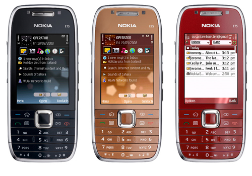 Nokia E75 - description and parameters