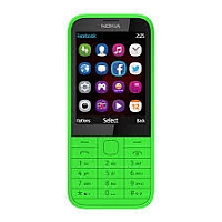 
Nokia 225 supports GSM frequency. Official announcement date is  April 2014. The main screen size is 2.8 inches  with 240 x 320 pixels  resolution. It has a 143  ppi pixel density. The scre