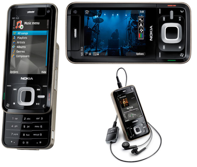 Nokia N81 8GB - description and parameters