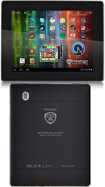 Prestigio MultiPad Note 8.0 3G - description and parameters