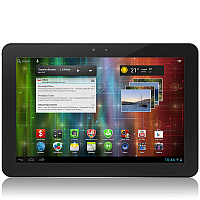 
Prestigio MultiPad 10.1 Ultimate 3G supports frequency bands GSM and HSPA. Official announcement date is  2013. The device is working on an Android OS, v4.0 (Ice Cream Sandwich) with a Dual