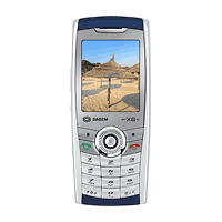 
Sagem MY X6-2 supports GSM frequency. Official announcement date is  first quarter 2005. Sagem MY X6-2 has 10 MB of built-in memory. The main screen size is 2.0 inches, 31 x 39 mm  with 176