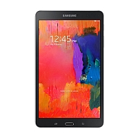
Samsung Galaxy Tab Pro 8.4 nie posiada nadajnika GSM, nie może być używane jako telefon. Data prezentacji to  Styczeń 2014. Zainstalowanym system operacyjny jest Android OS, v4.4 (KitKa