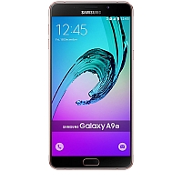 
Samsung Galaxy A9 (2016) supports frequency bands GSM ,  HSPA ,  LTE. Official announcement date is  December 2015. The device is working on an Android OS, v5.1.1 (Lollipop), planned upgrad