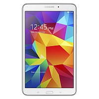 
Samsung Galaxy Tab 4 8.0 nie posiada nadajnika GSM, nie może być używane jako telefon. Data prezentacji to  Kwiecień 2014. Zainstalowanym system operacyjny jest Android OS, v4.4.2 (KitK