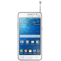 
Samsung Galaxy Grand Prime Duos TV supports frequency bands GSM and HSPA. Official announcement date is  October 2014. The device is working on an Android OS, v4.4.2 (KitKat) with a Quad-cor