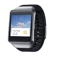 
Samsung Gear Live doesn't have a GSM transmitter, it cannot be used as a phone. Official announcement date is  June 2014. The device is working on an Android Wear OS with a Quad-core 1.2 GH