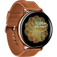 
Samsung Galaxy Watch Active2 cuenta con sistemas GSM , HSPA , LTE. La fecha de presentación es  Agosto 2019. Sistema operativo instalado es Tizen-based wearable OS 4.0 y se utilizó el pro