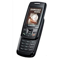 
Samsung E250 supports GSM frequency. Official announcement date is  October 2006. Samsung E250 has 10 MB of built-in memory. The main screen size is 2.0 inches, 32 x 40 mm  with 128 x 160 p