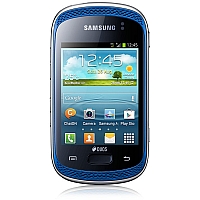 
Samsung Galaxy Music Duos S6012 supports frequency bands GSM and HSPA. Official announcement date is  October 2012. The device is working on an Android OS, v4.0.4 (Ice Cream Sandwich), plan