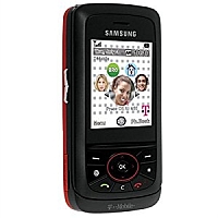 
Samsung T729 Blast posiada system GSM. Data prezentacji to  Sierpień 2007. Urządzenie Samsung T729 Blast posiada 11 MB wbudowanej pamięci. Rozmiar głównego wyświetlacza wynosi 2.3 cal