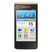 
Samsung I9230 Galaxy Golden supports frequency bands GSM and HSPA. Official announcement date is  October 2013. The device is working on an Android OS, v4.2 (Jelly Bean) with a Dual-core 1.
