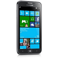 
Samsung Ativ S I8750 supports frequency bands GSM and HSPA. Official announcement date is  August 2012. The device is working on an Microsoft Windows Phone 8, upgradeable to v8.1.1 with a D