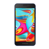 
Samsung Galaxy A2 Core cuenta con sistemas GSM , HSPA , LTE. La fecha de presentación es  Abril 2019. Sistema operativo instalado es Android 8.0 Oreo (Go edition) y se utilizó el procesad
