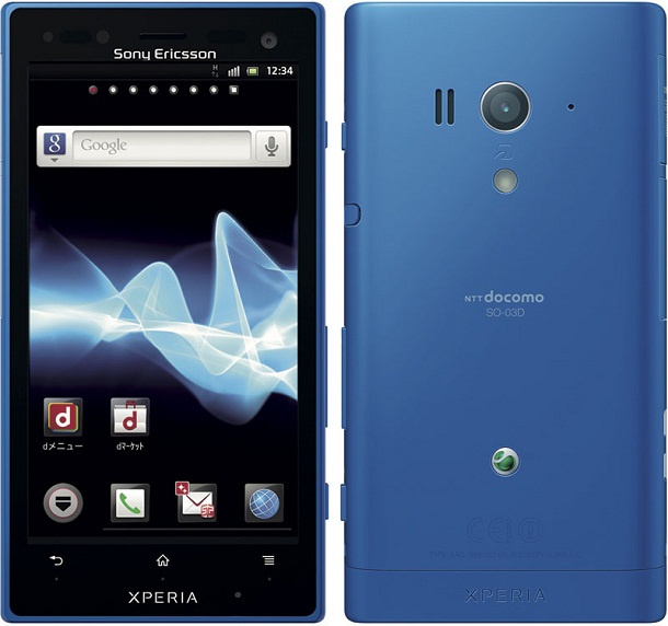 Sony Xperia acro HD SO-03D - Beschreibung und Parameter