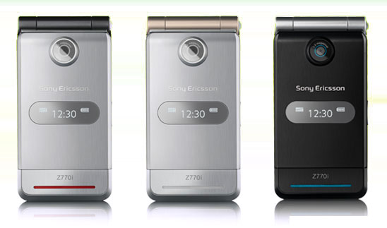 Sony Ericsson Z770 - description and parameters