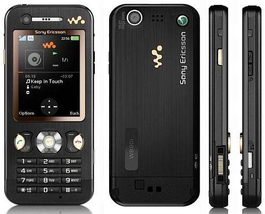 Sony Ericsson W890 - Beschreibung und Parameter