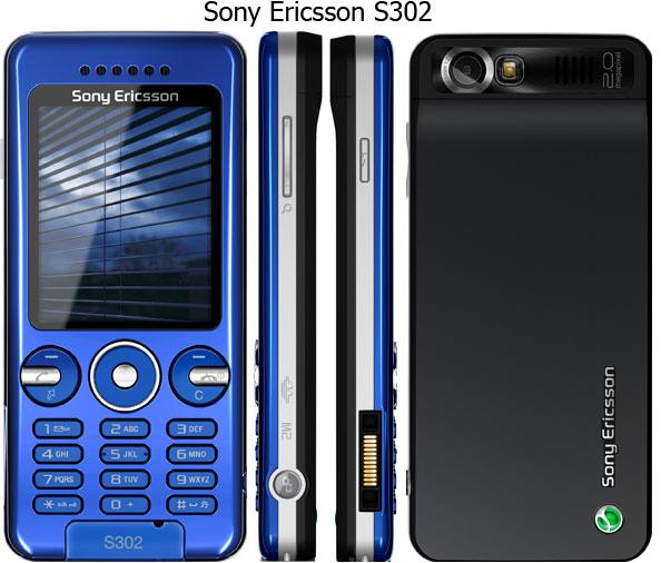 Sony Ericsson S302 - description and parameters