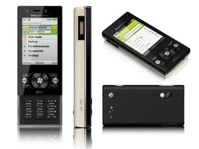 Sony Ericsson G705 - Beschreibung und Parameter