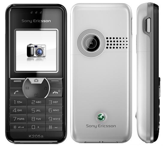 Sony Ericsson K205 - Beschreibung und Parameter