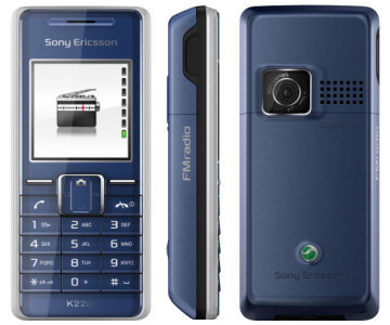 Sony Ericsson K220 - Beschreibung und Parameter