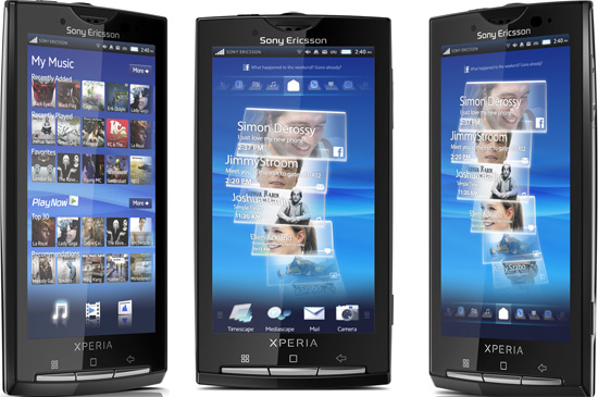 Sony Ericsson Xperia X10 SO-01B - description and parameters